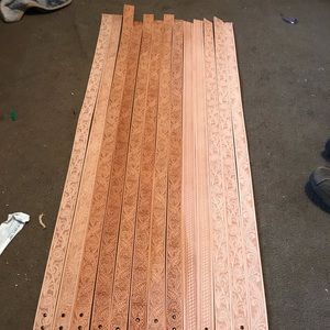 Custom painted belts